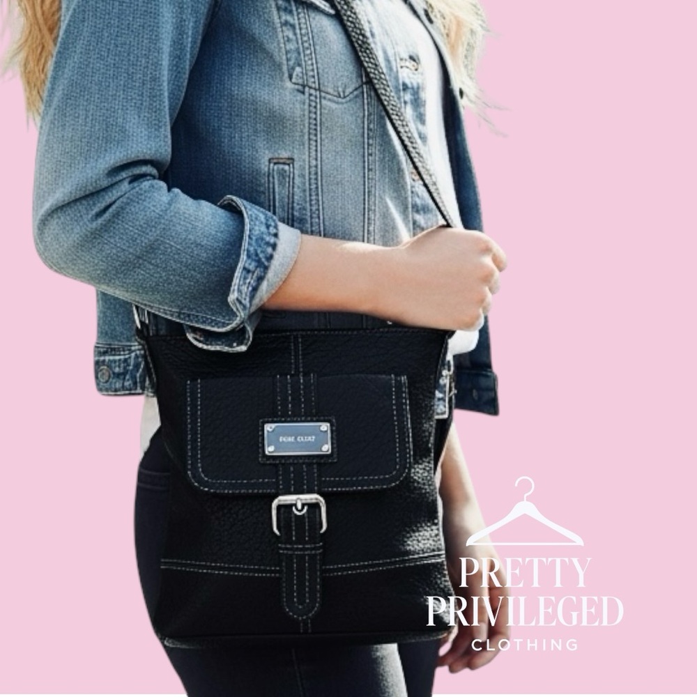 Y2K Nine West Black Crossbody Bag‎